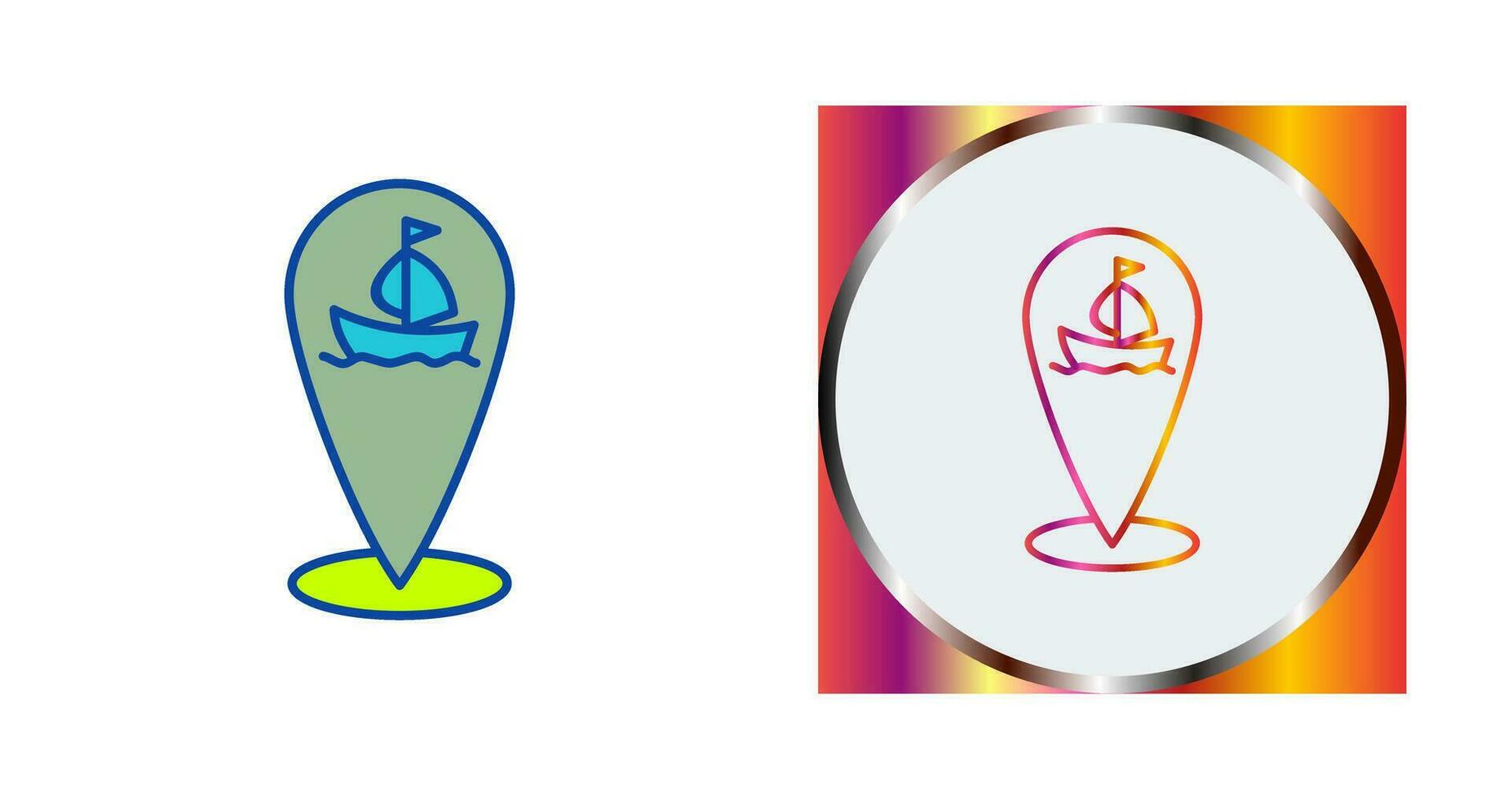 Shipping Location Vector Icon
