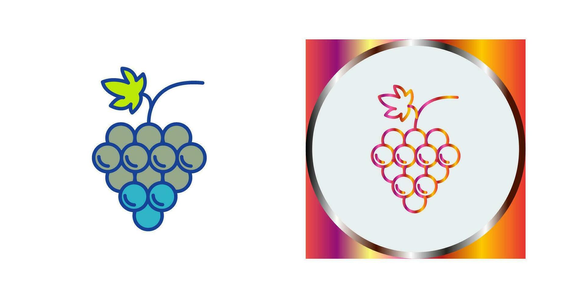 Grapes Vector Icon