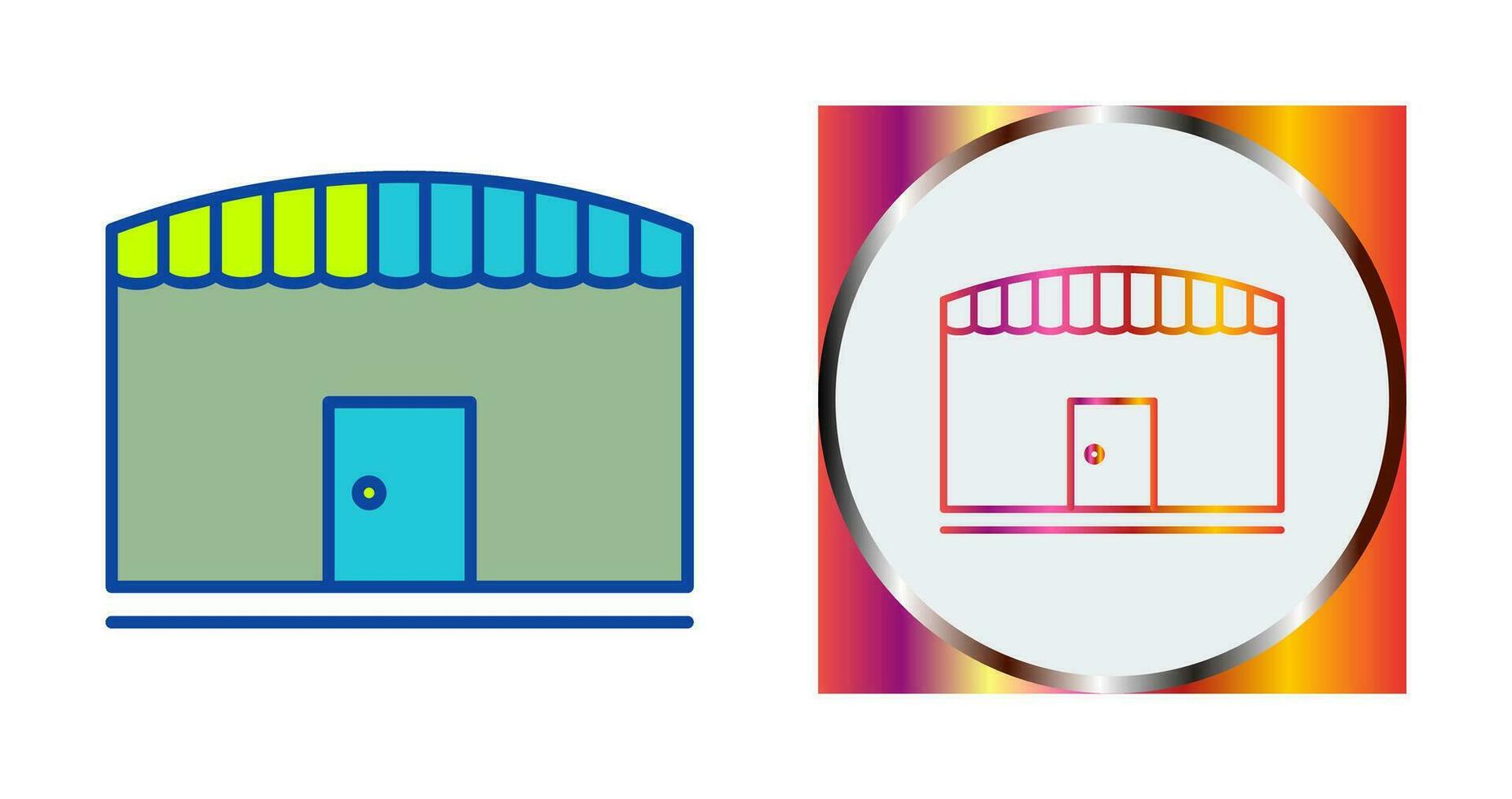 Unique Shop Vector Icon