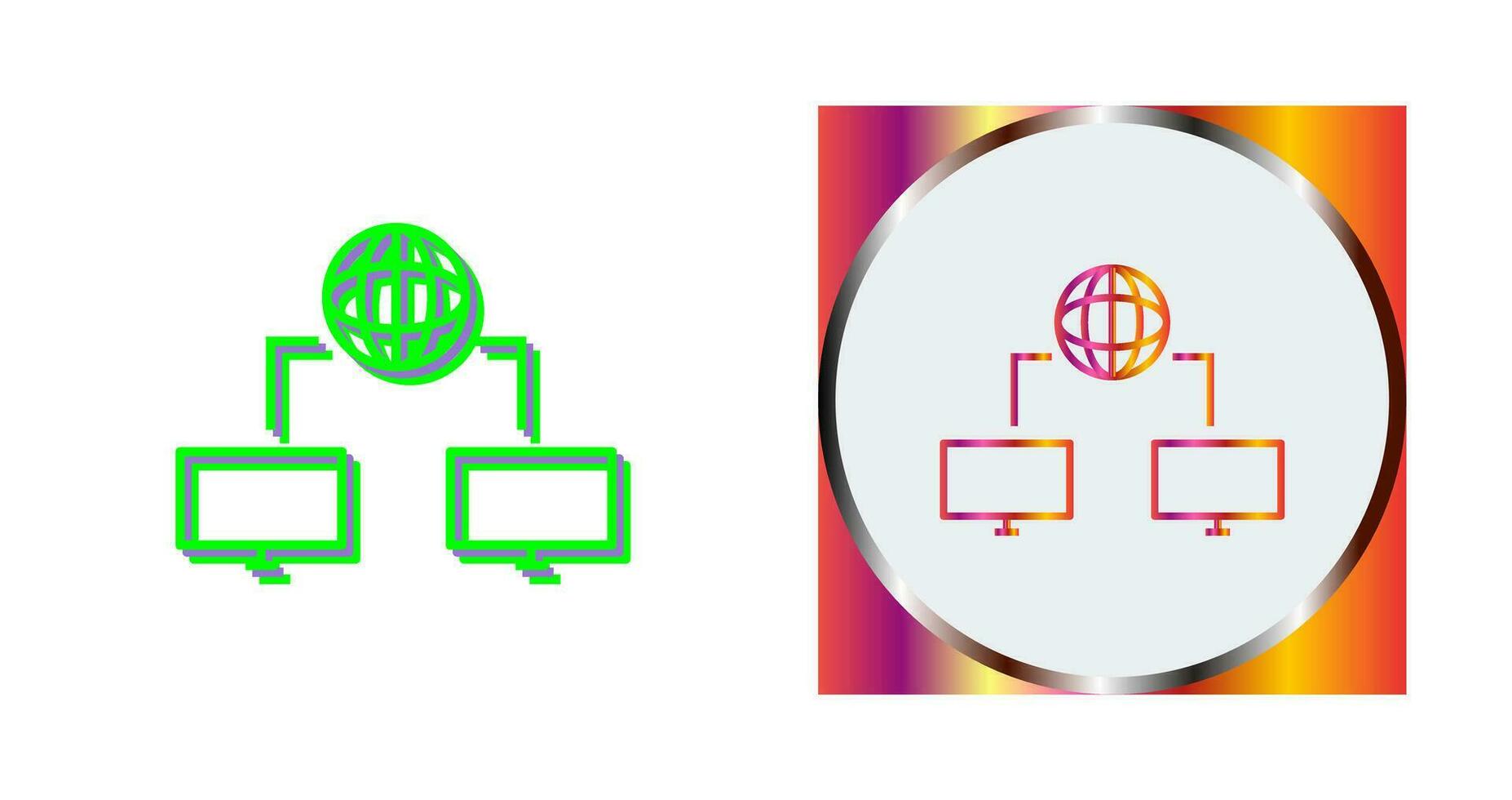 Unique Internet Connectivity Vector Icon