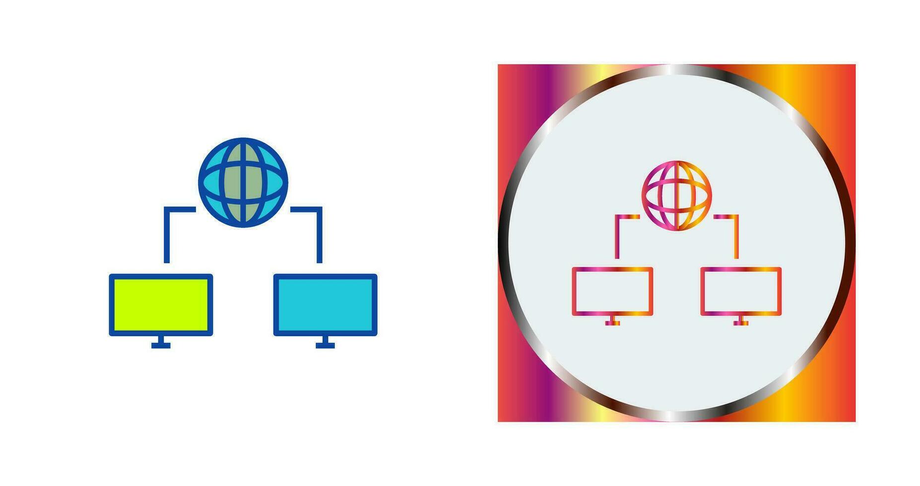 Unique Internet Connectivity Vector Icon