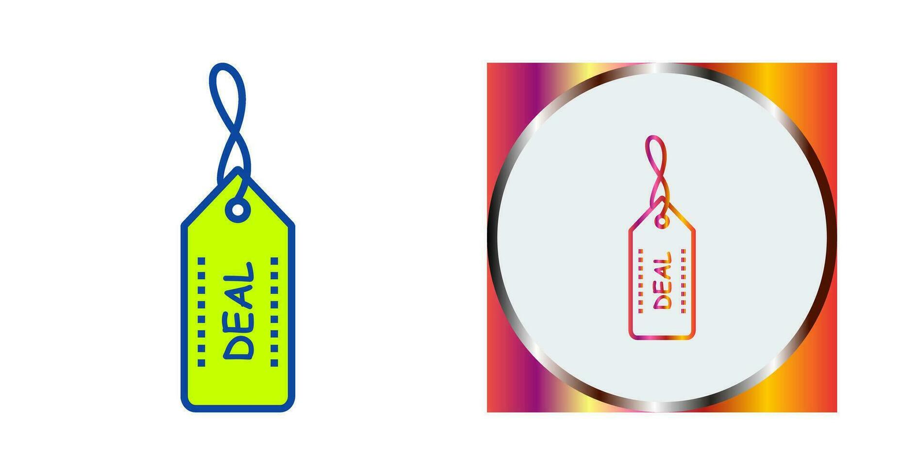 Unique Online Deals Vector Icon