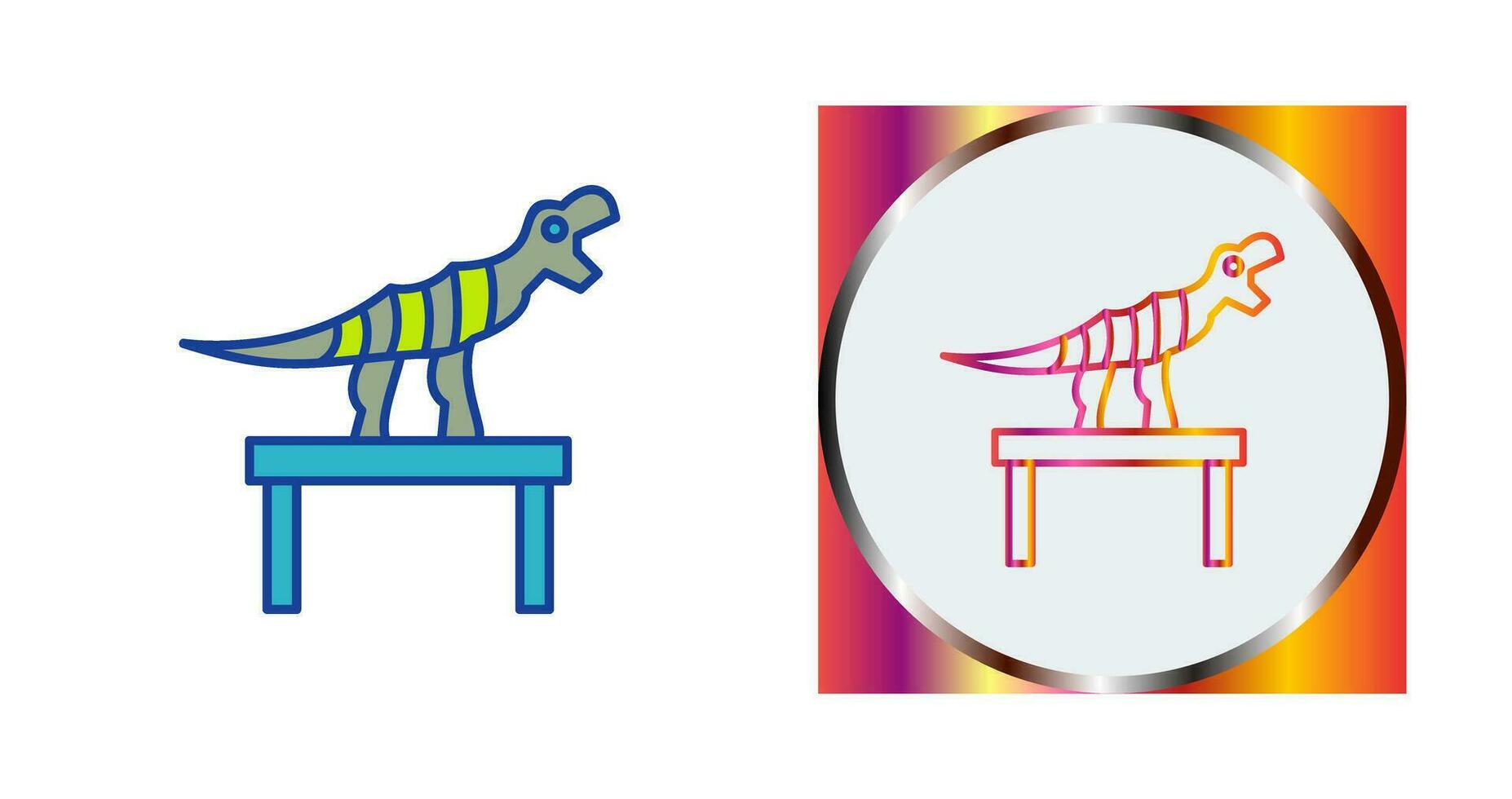 Bones Exhibit Vector Icon