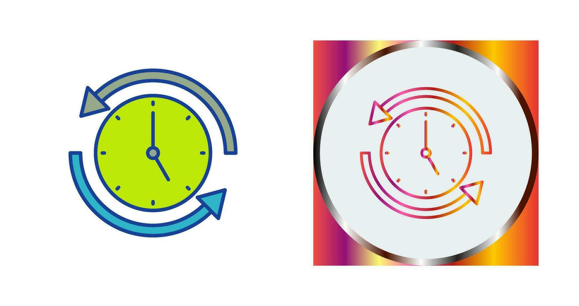 Run Time Vector Icon