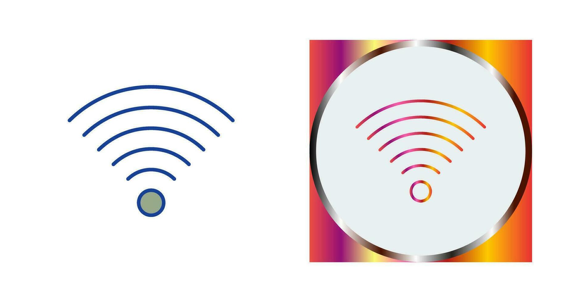 Signal on User Vector Icon