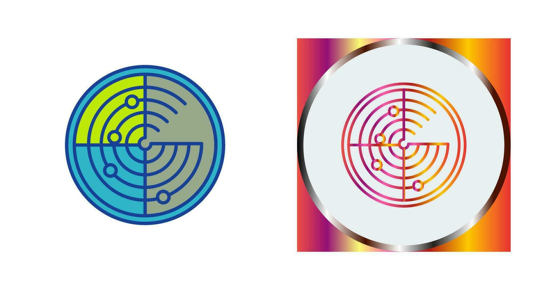 Radar Vector Icon