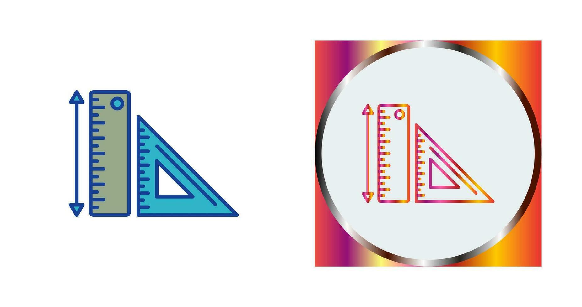 Rulers Vector Icon