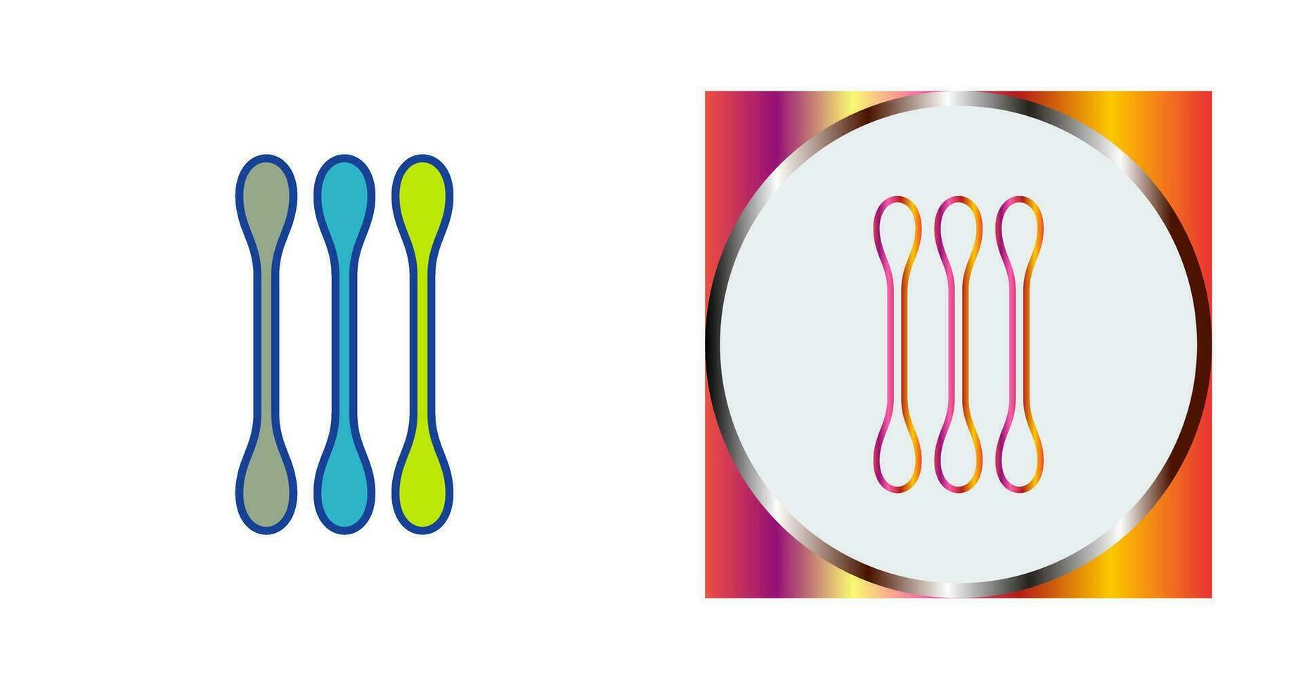 Cotton Bud Vector Icon