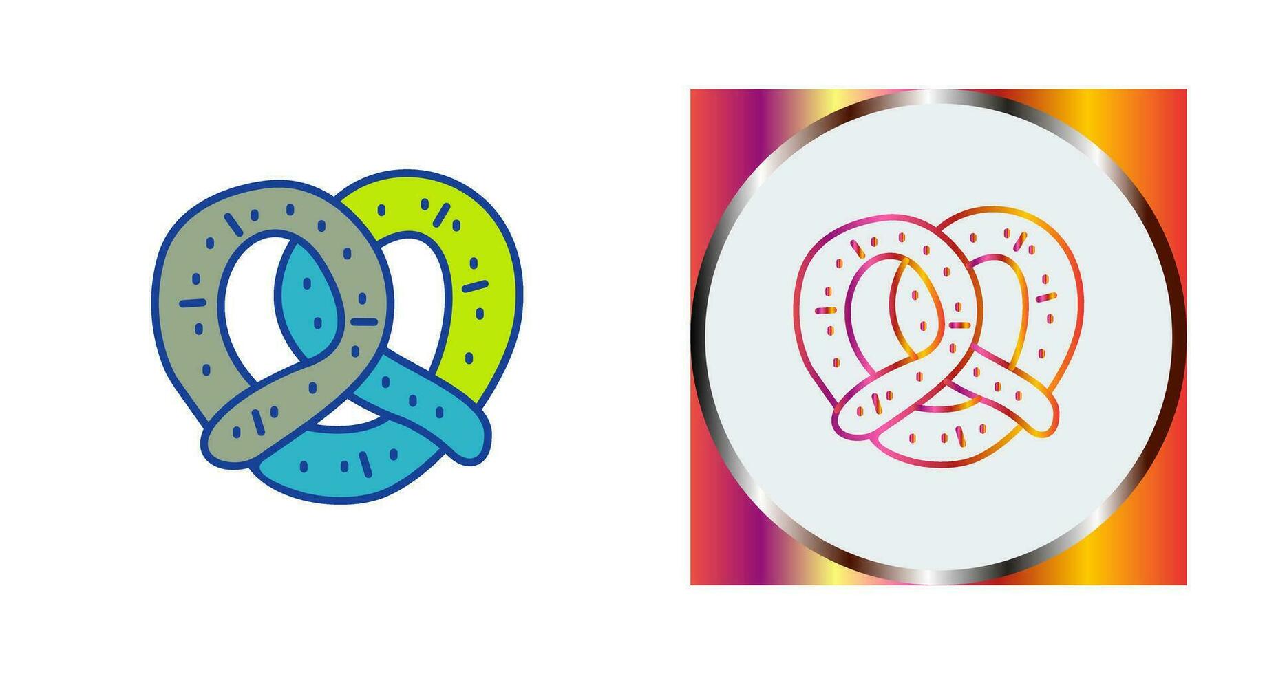Pretzel Vector Icon