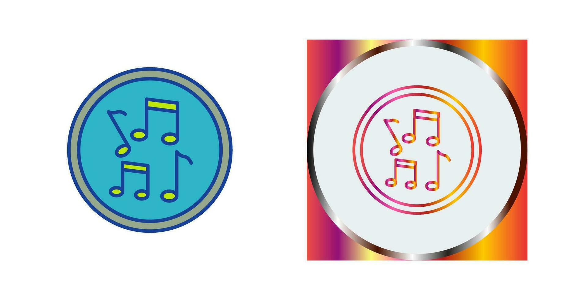 Musical Notes Vector Icon