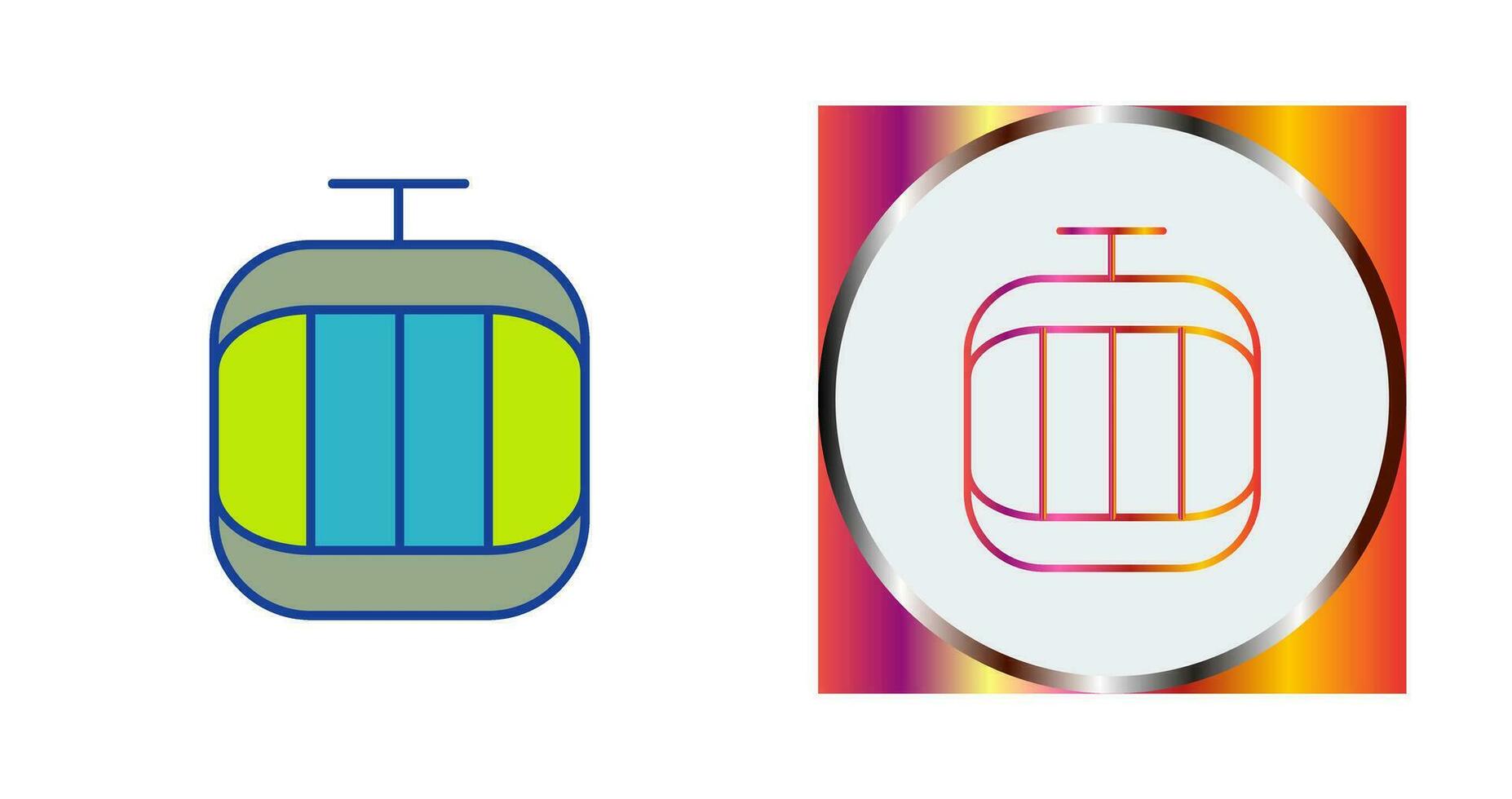 Cable Car Vector Icon