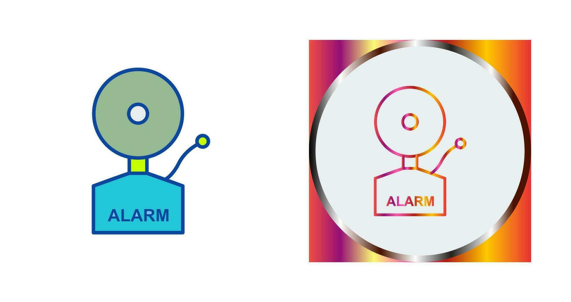 icono de vector de alarmas