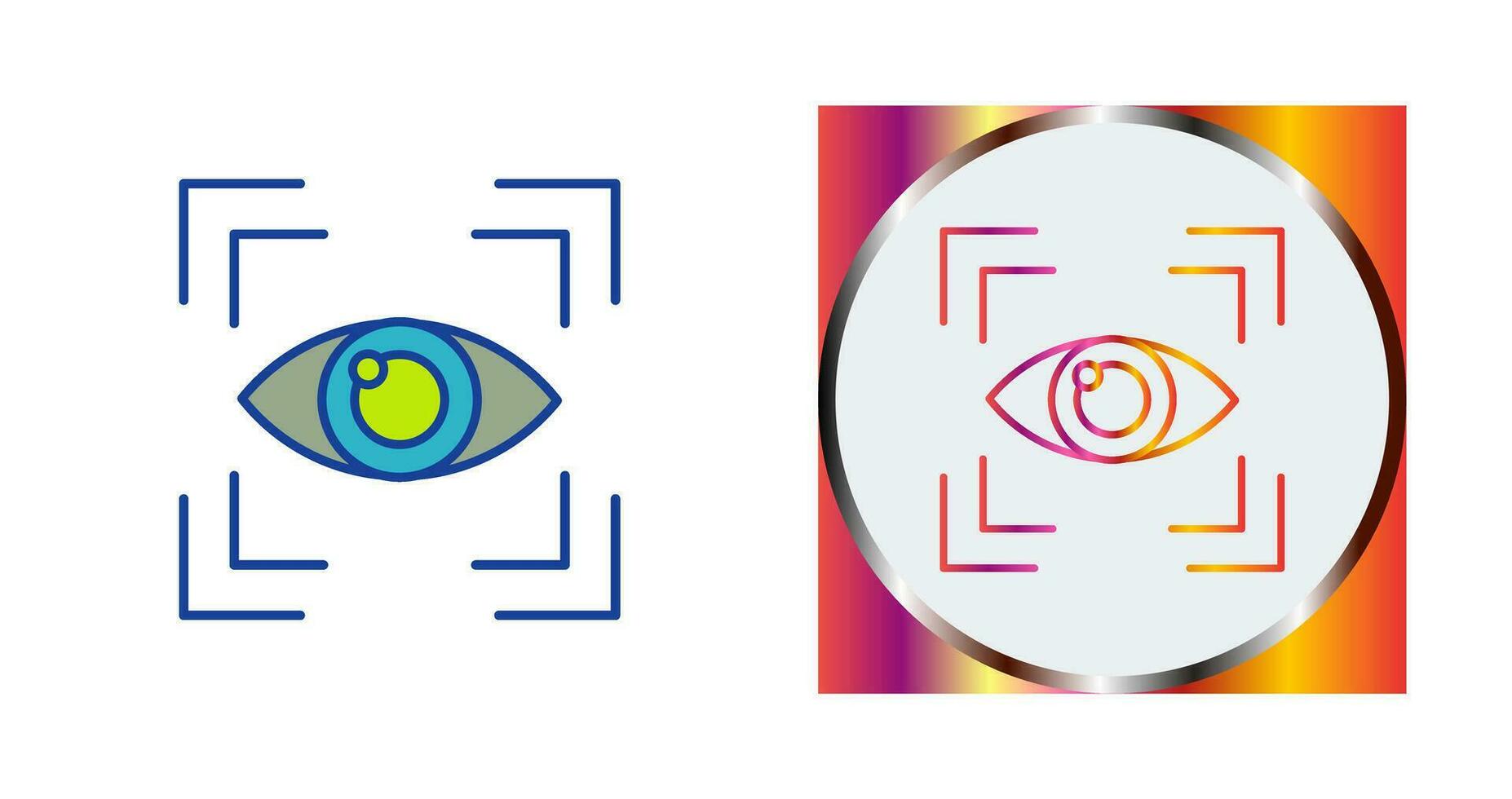Eye Scan Vector Icon
