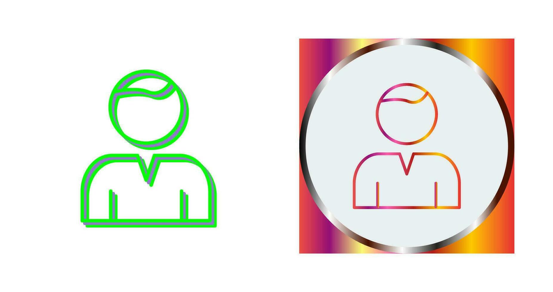Unique User Vector Icon
