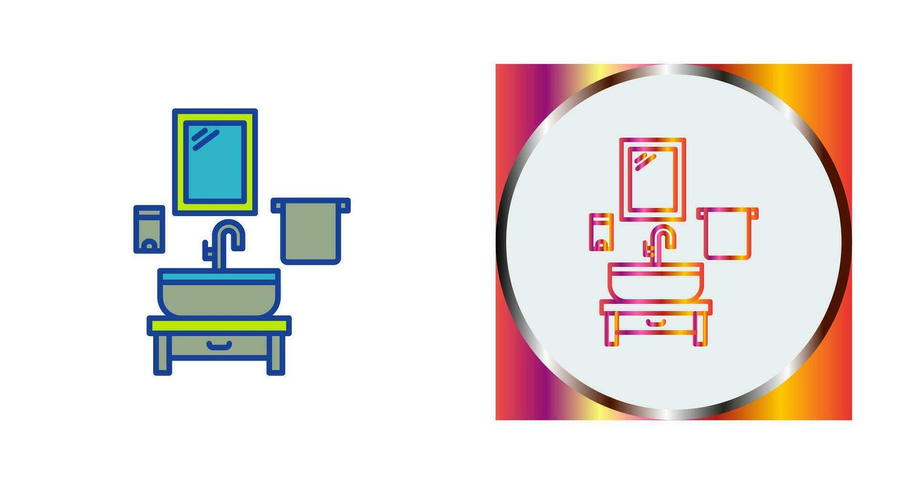 Washbasin Vector Icon