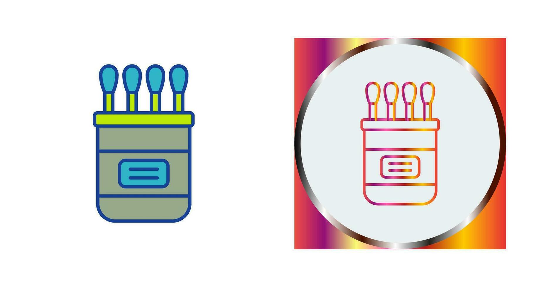 Cotton buds Vector Icon