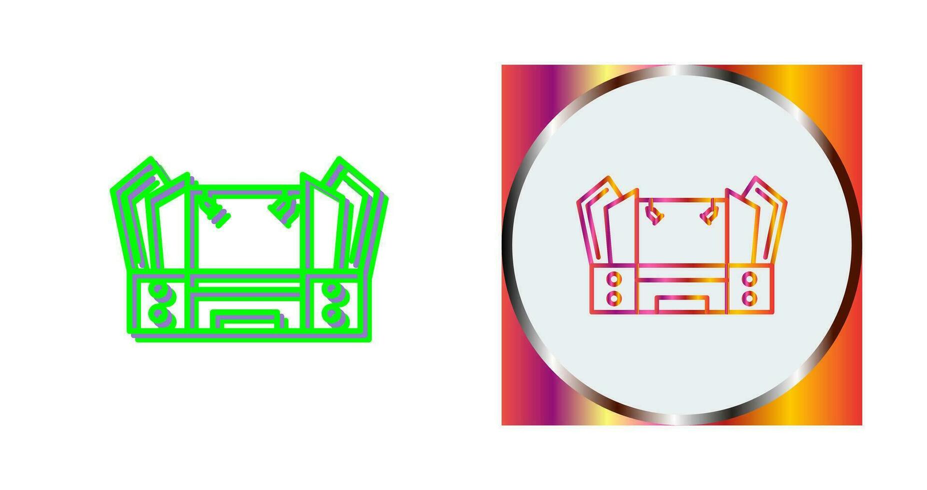 Stage Vector Icon