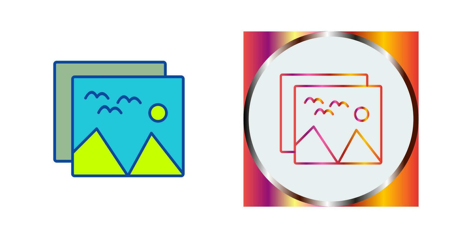 Pictures Vector Icon