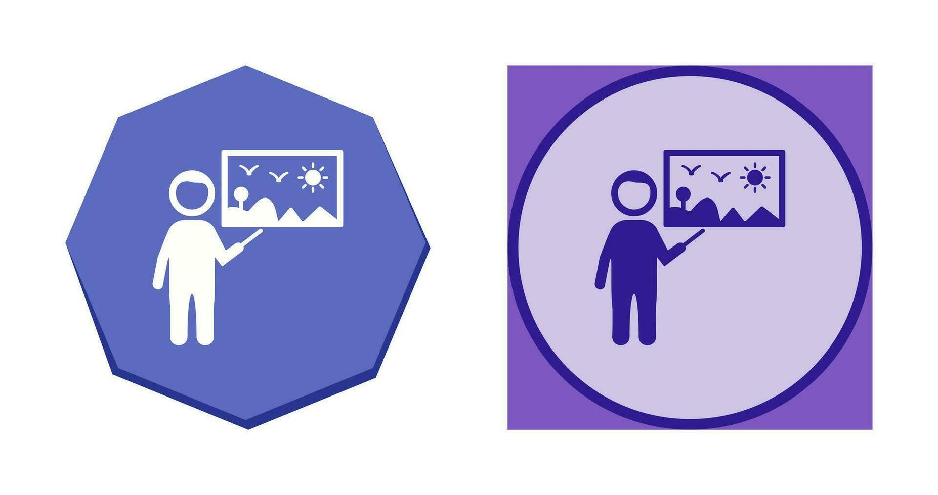Art Museum Guide Vector Icon
