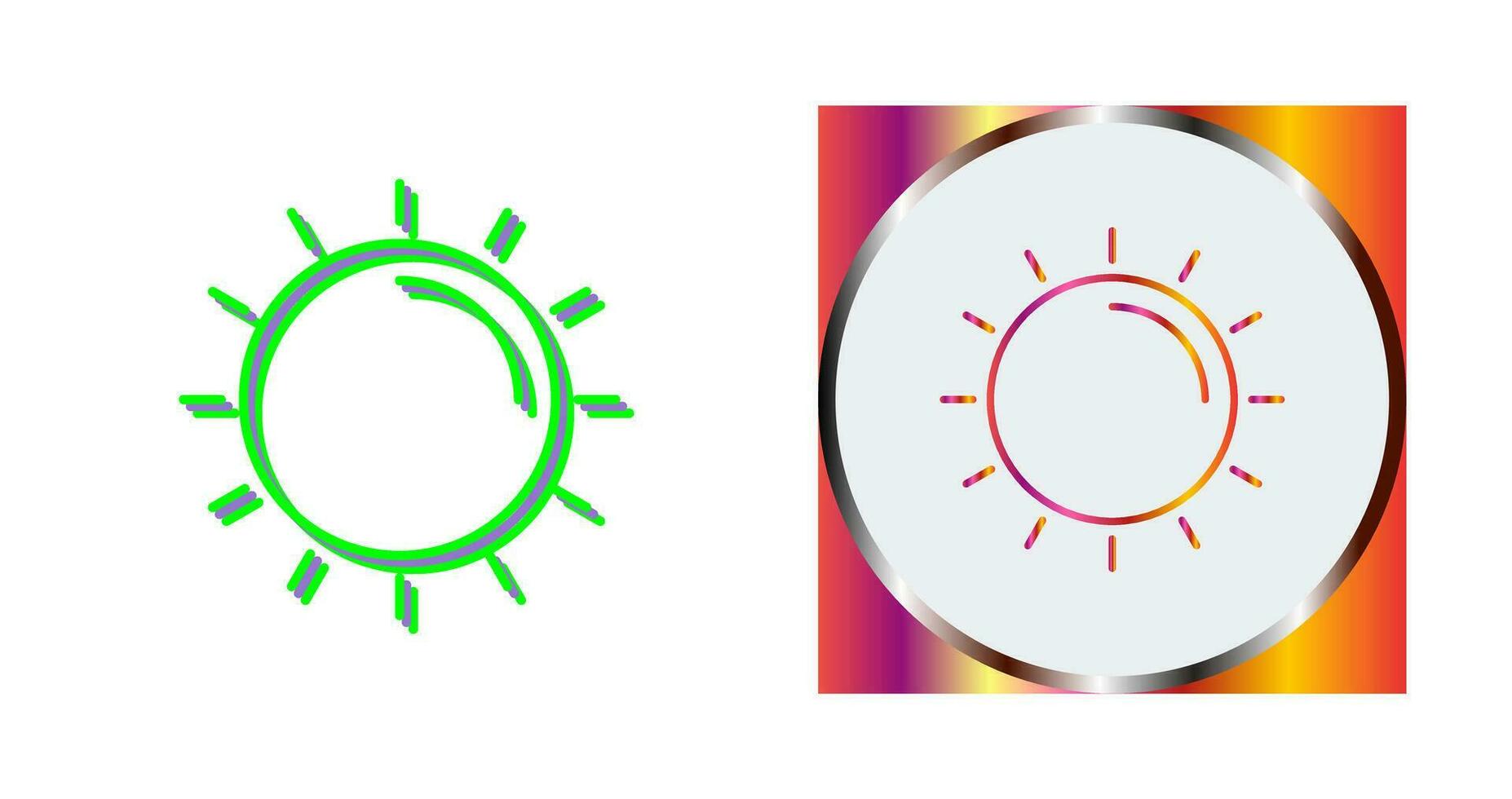 Sun Vector Icon