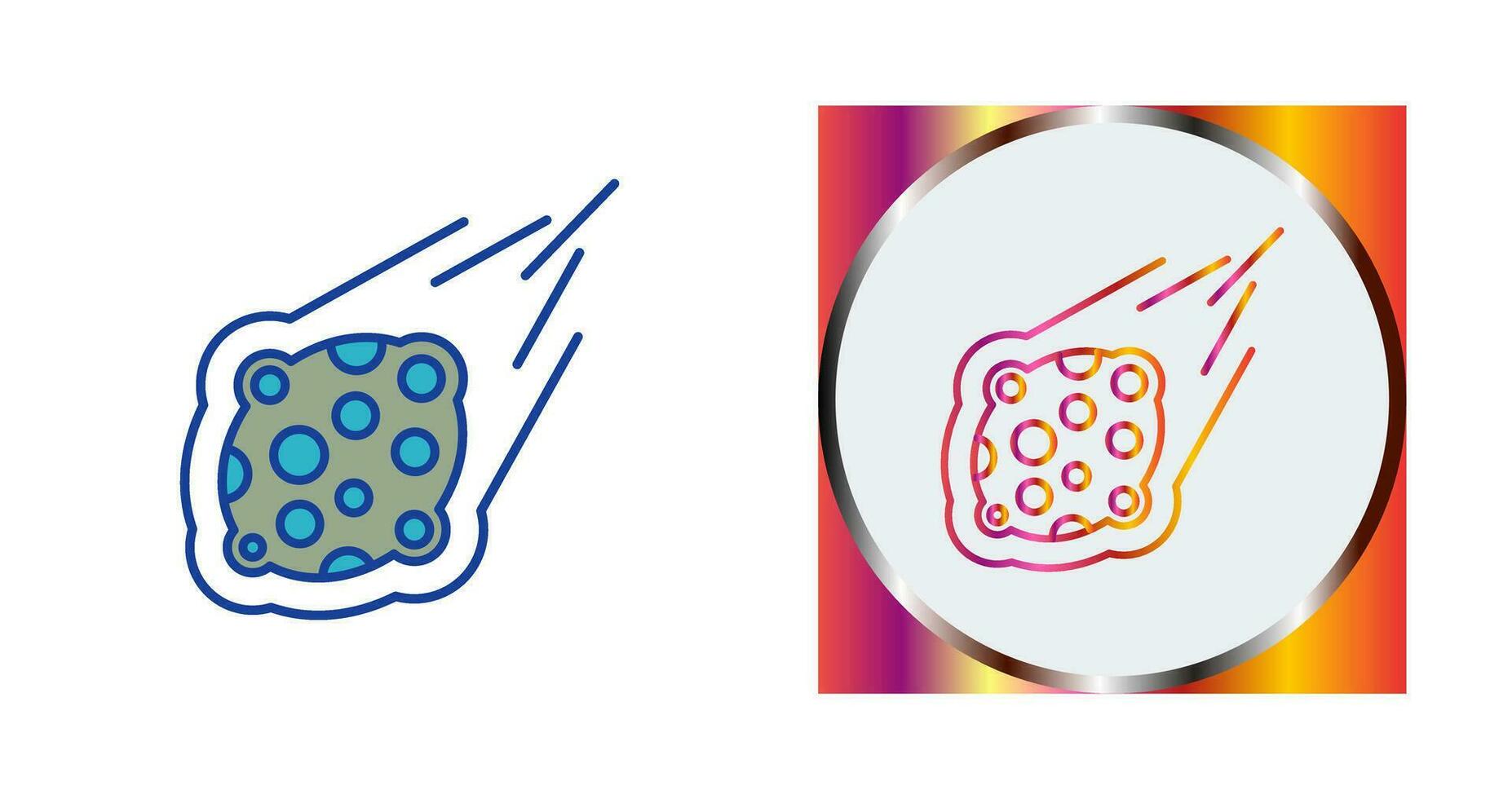 Meteorite Vector Icon