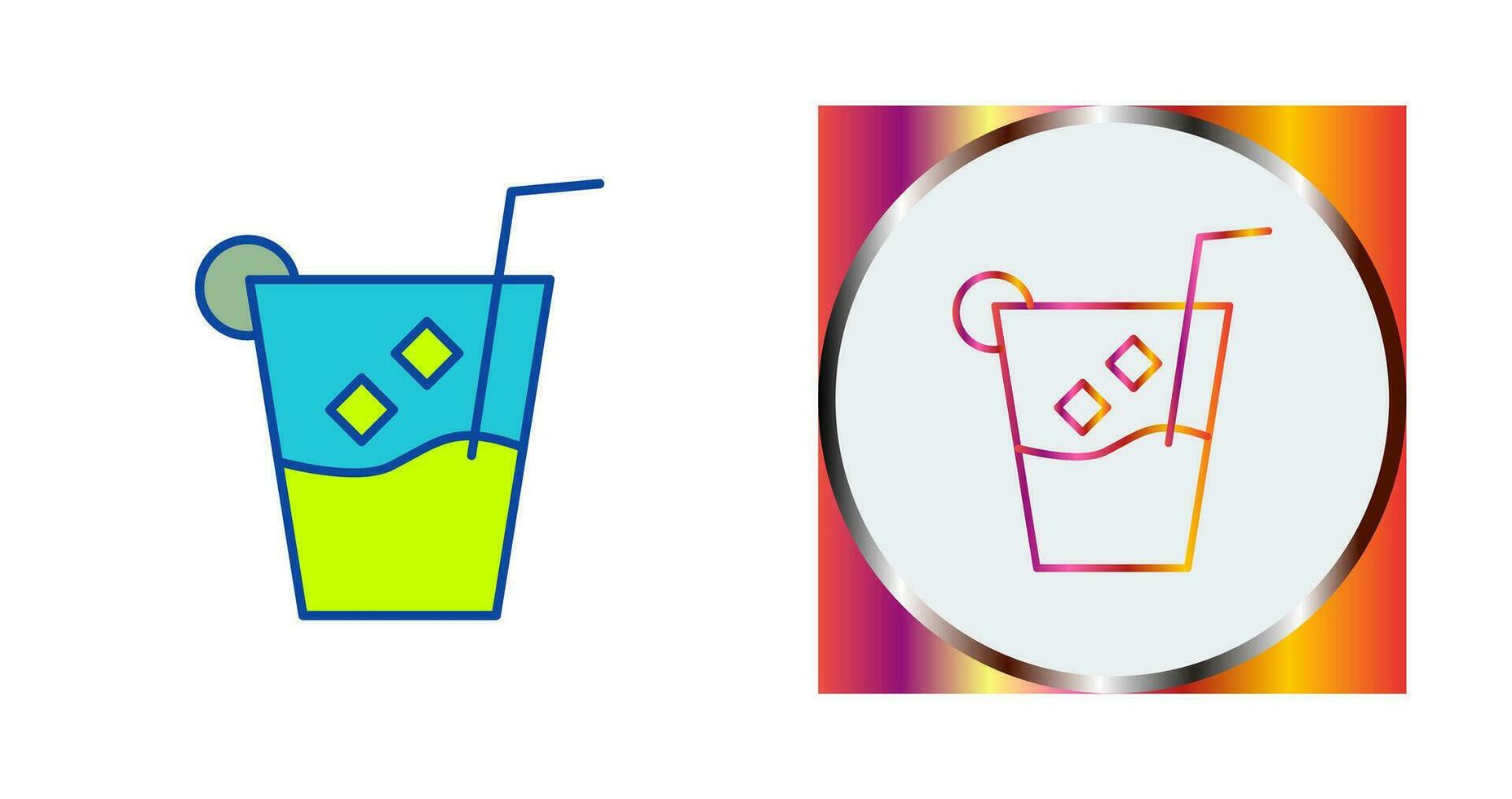 Unique Whiskey Sour Vector Icon