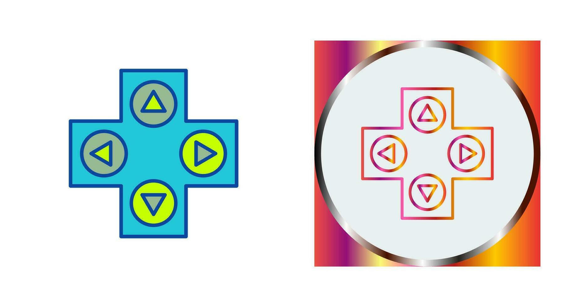 Unique Gaming Control Vector Icon