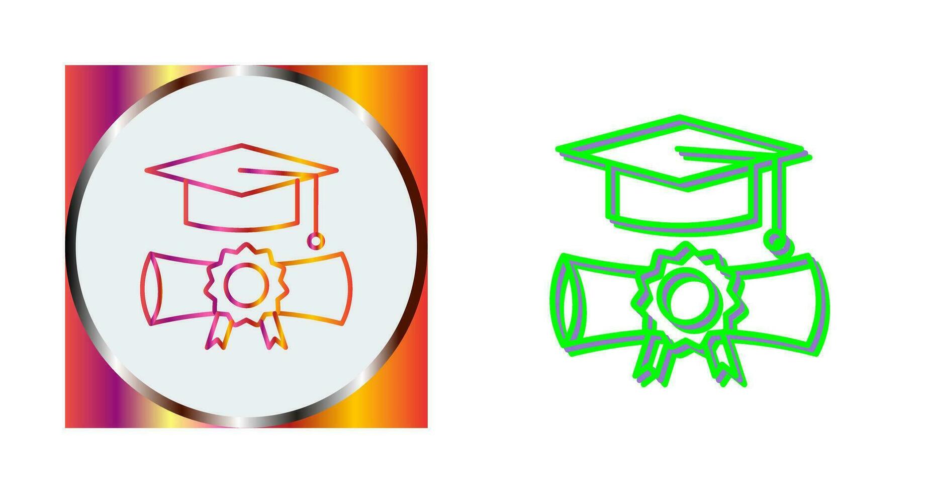 icono de vector de graduación