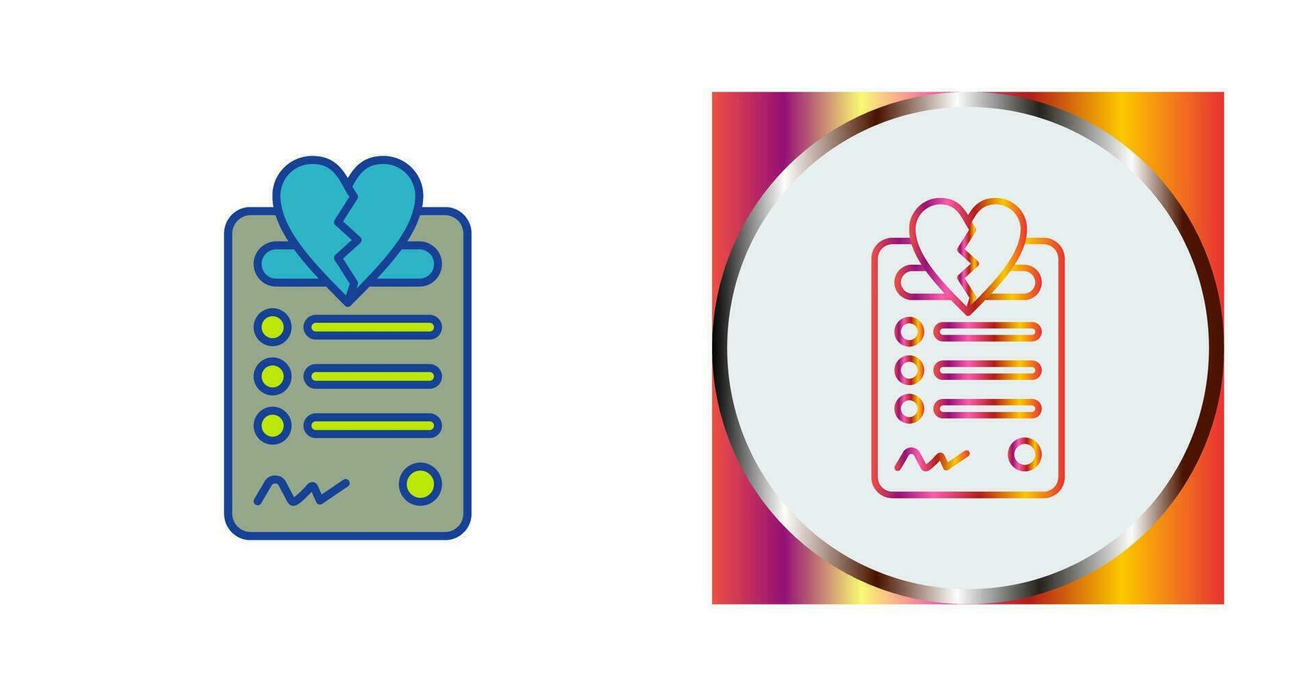 Divorce Vector Icon