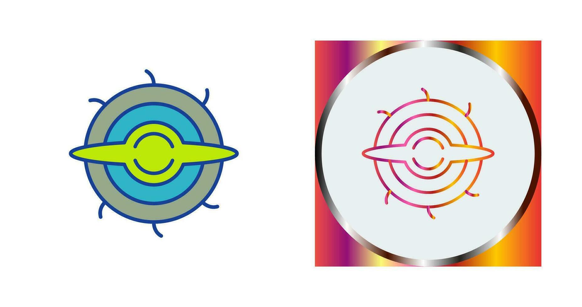 Black Hole Vector Icon