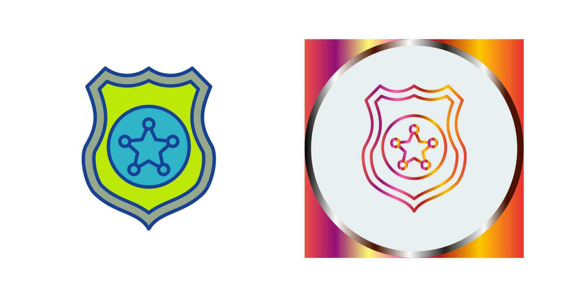 Police shield Vector Icon