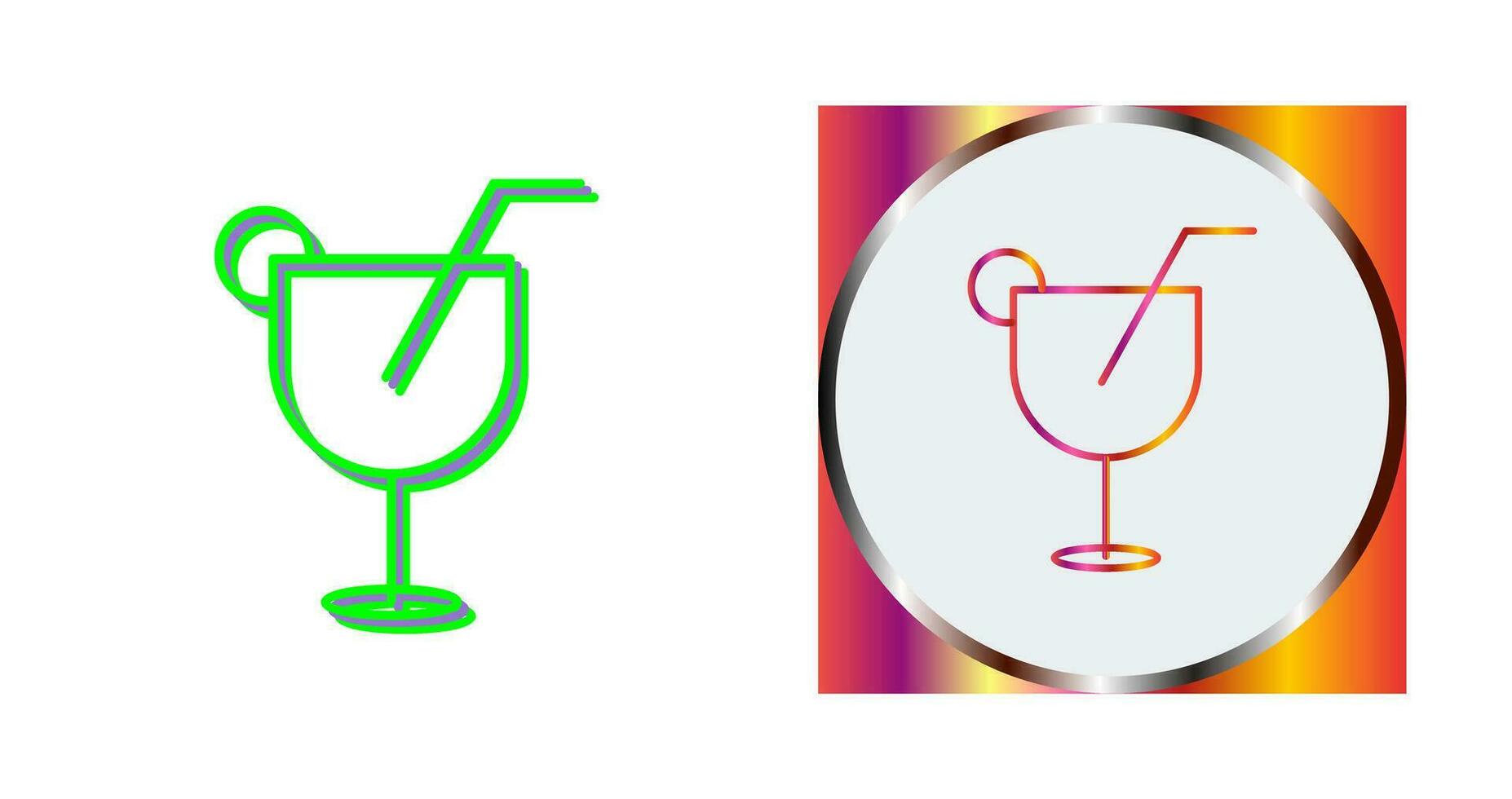Unique Drinks Vector Icon