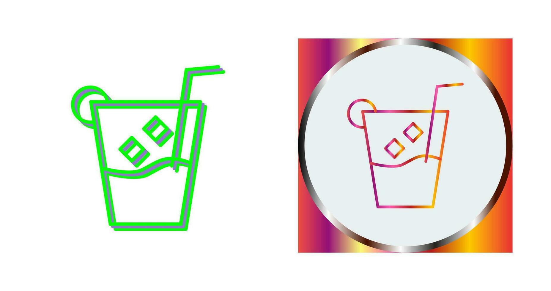 Unique Whiskey Sour Vector Icon