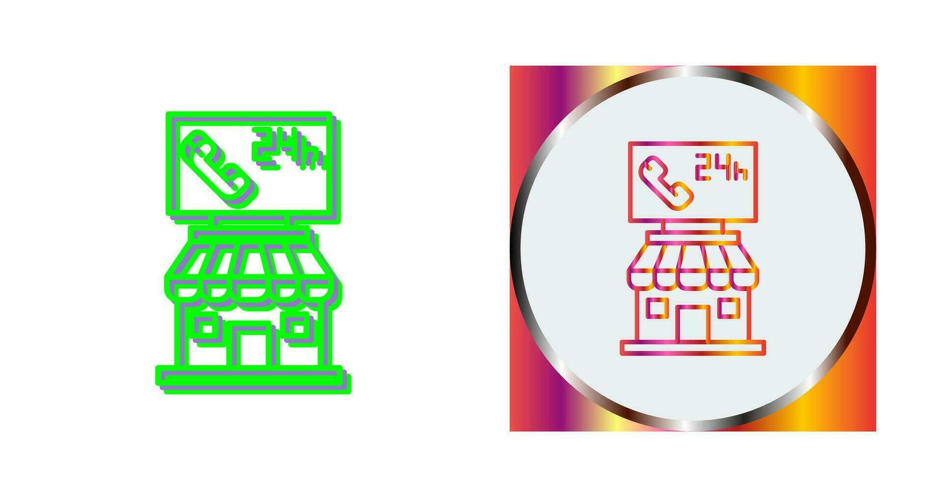 24 hours Vector Icon