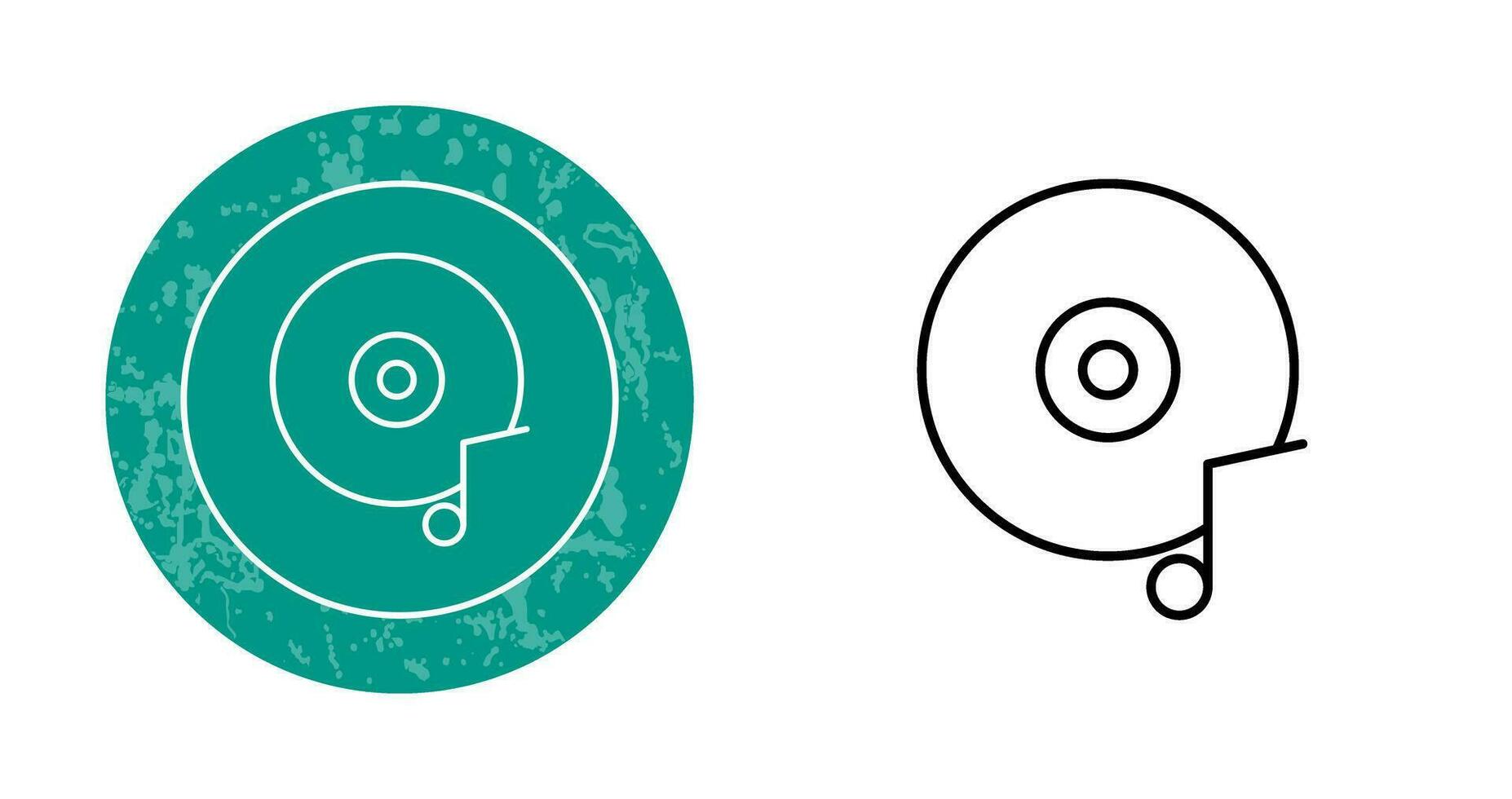 Music CD Vector Icon