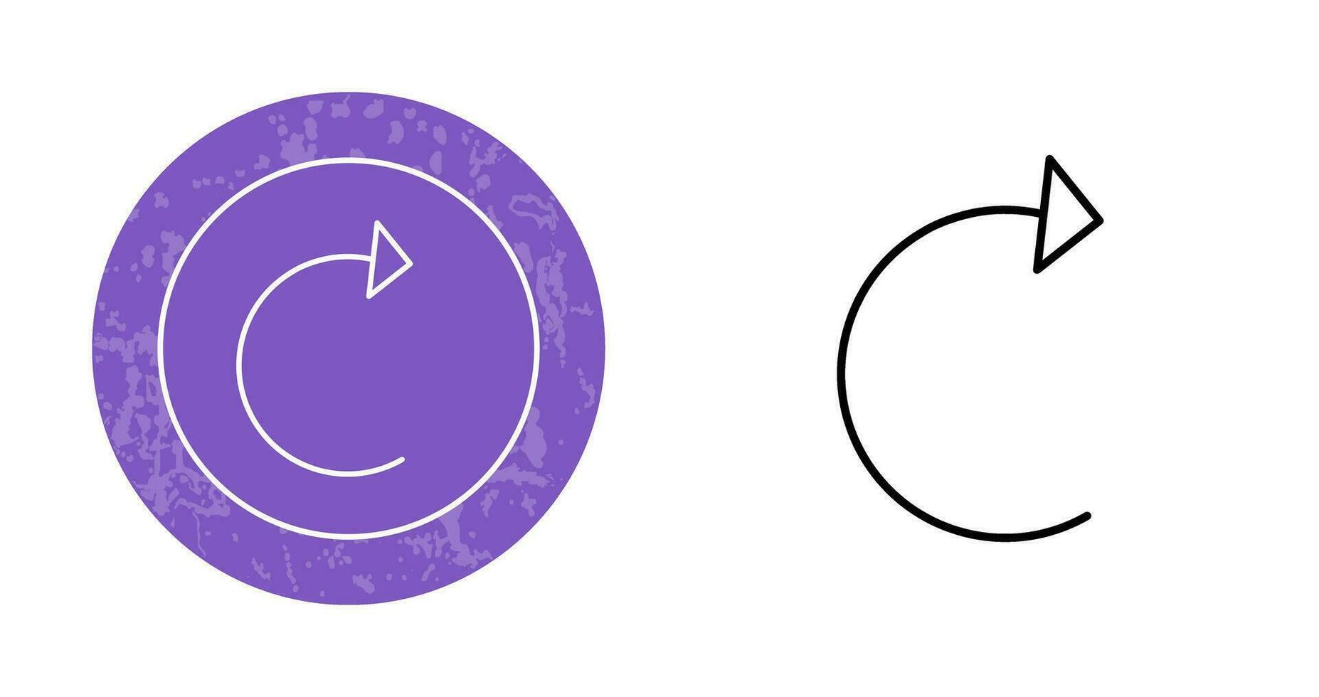 Unique Reload Vector Icon