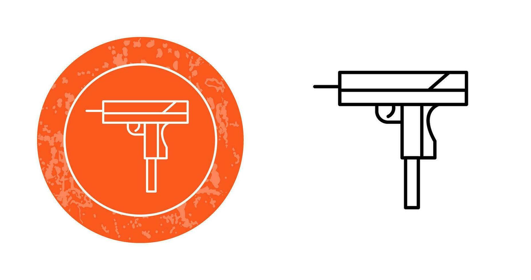 Unique Gun Vector Icon