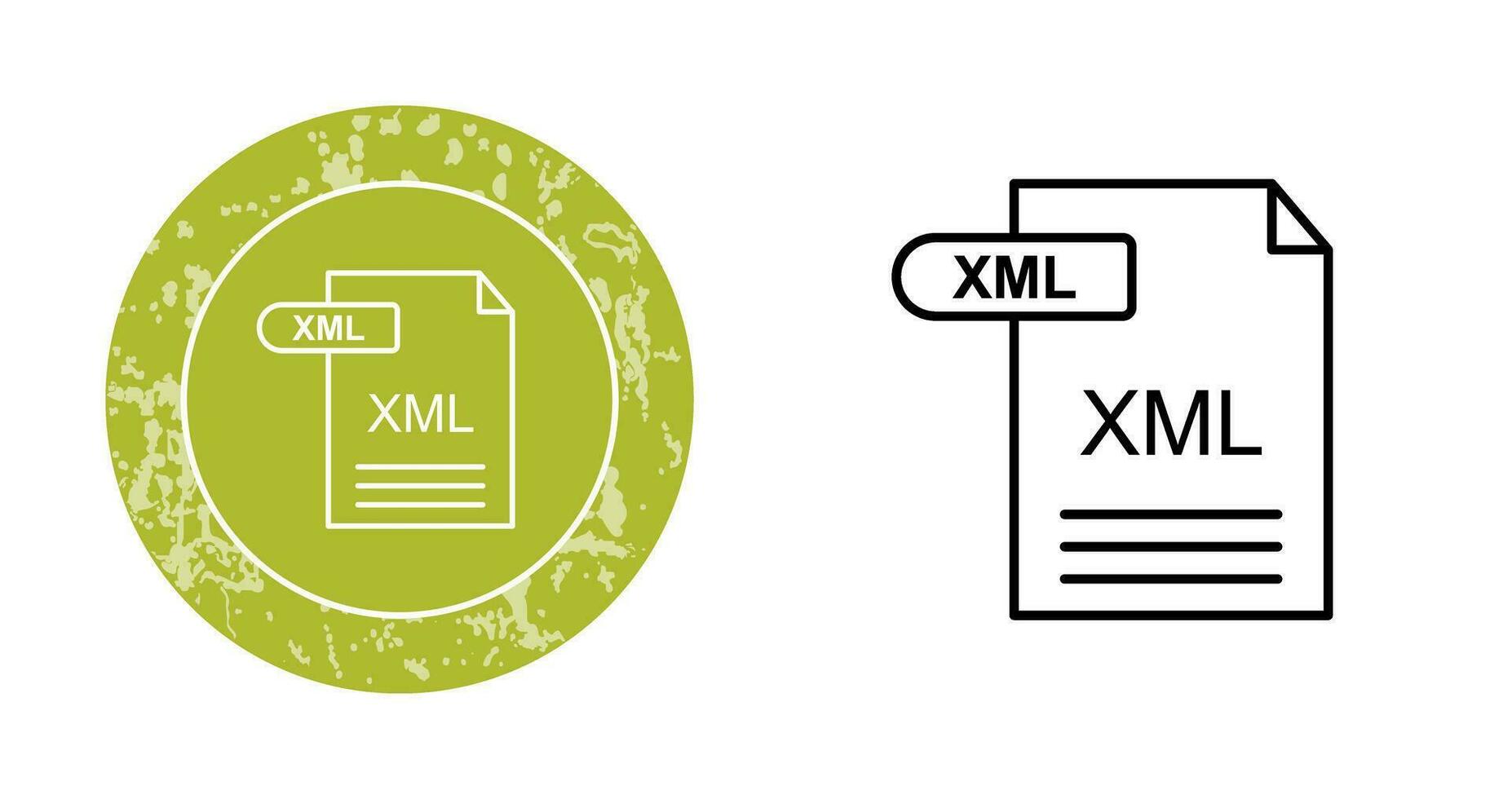 XML Vector Icon