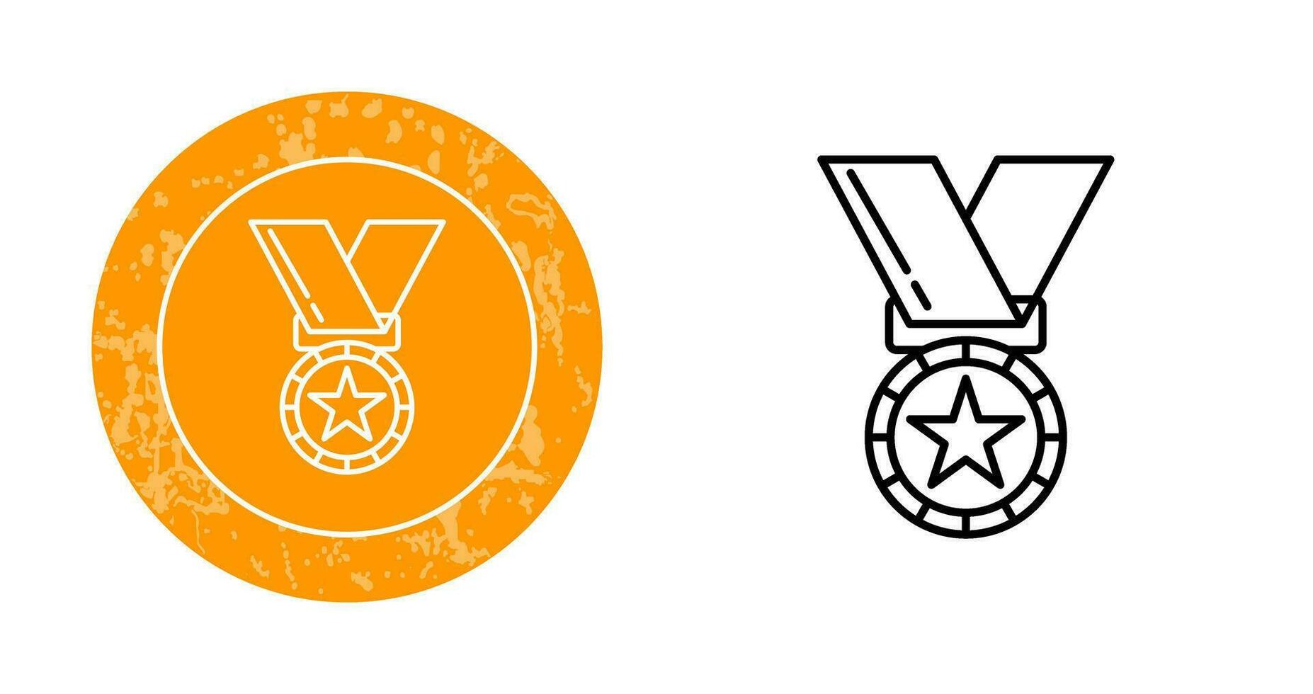 icono de vector de medalla