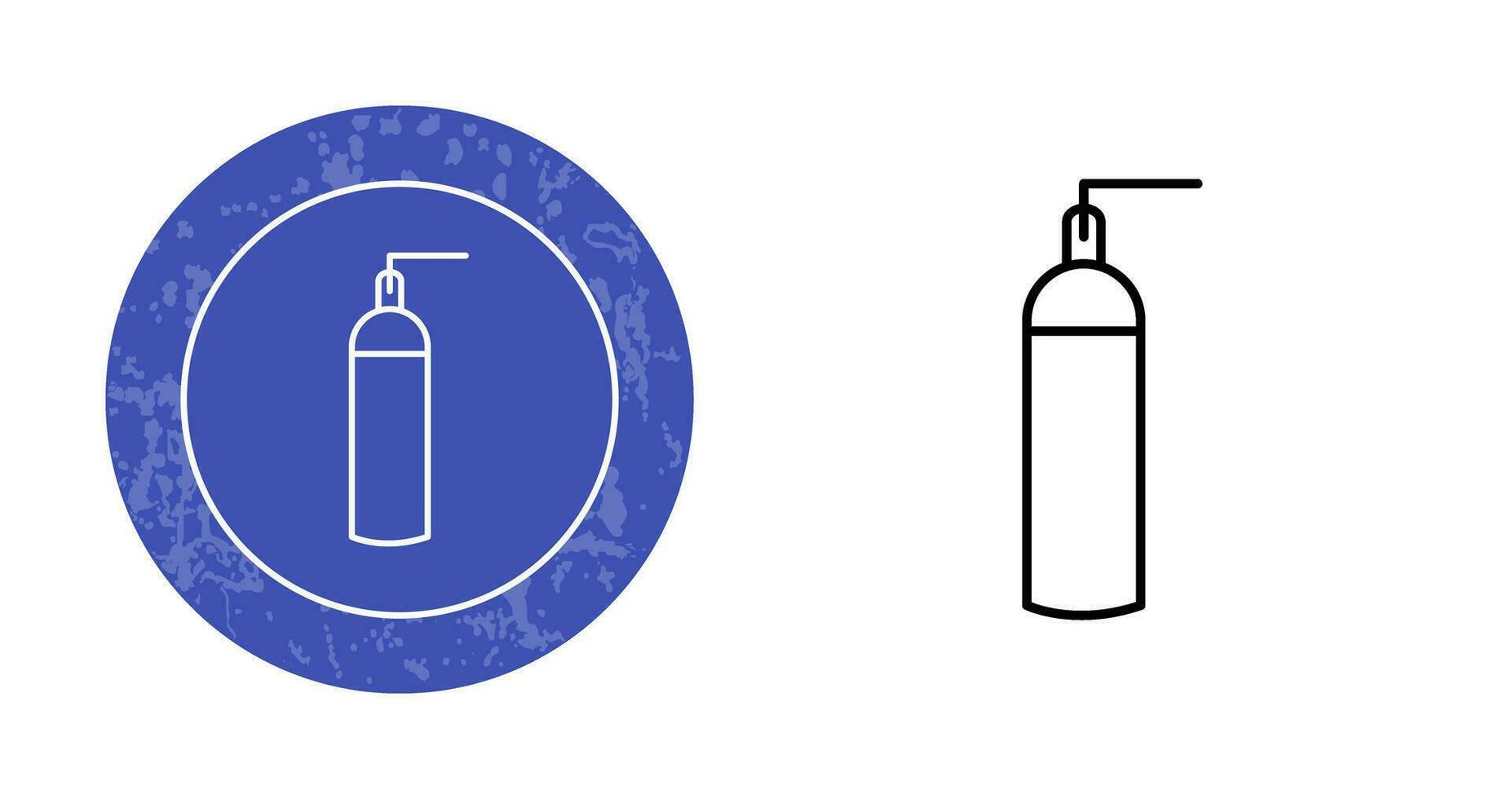 Unique Oxygen Tanks Vector Icon