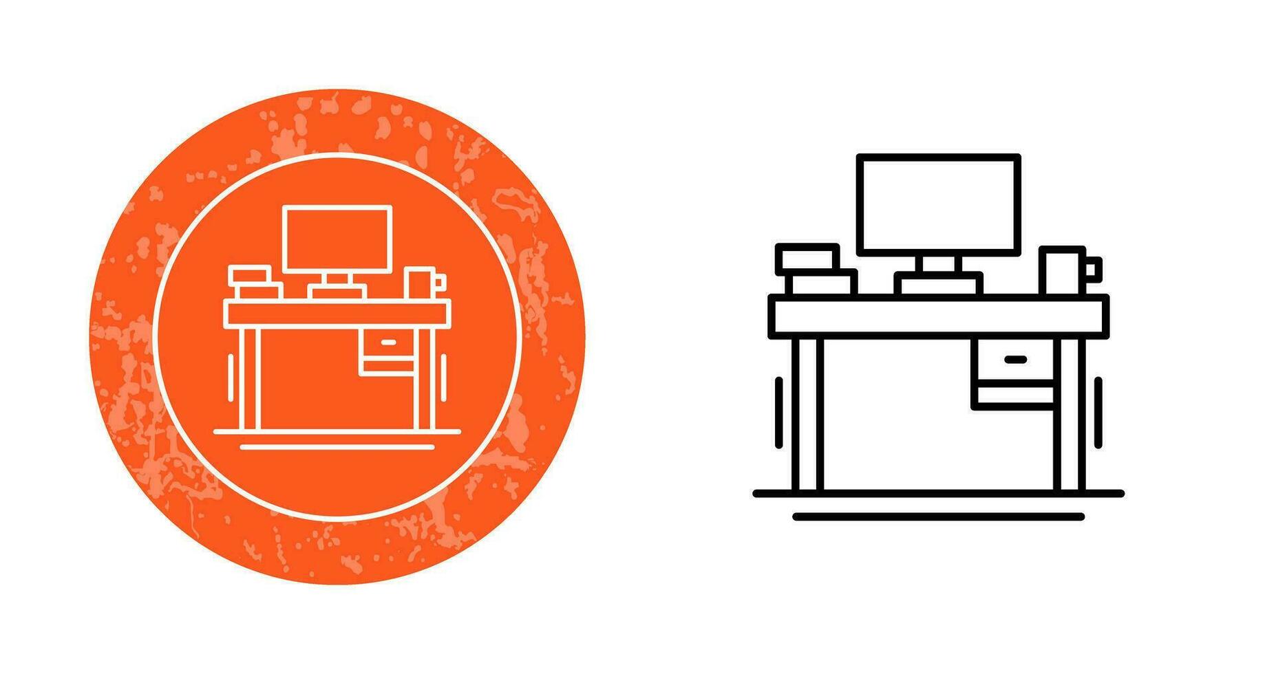Desk Vector Icon