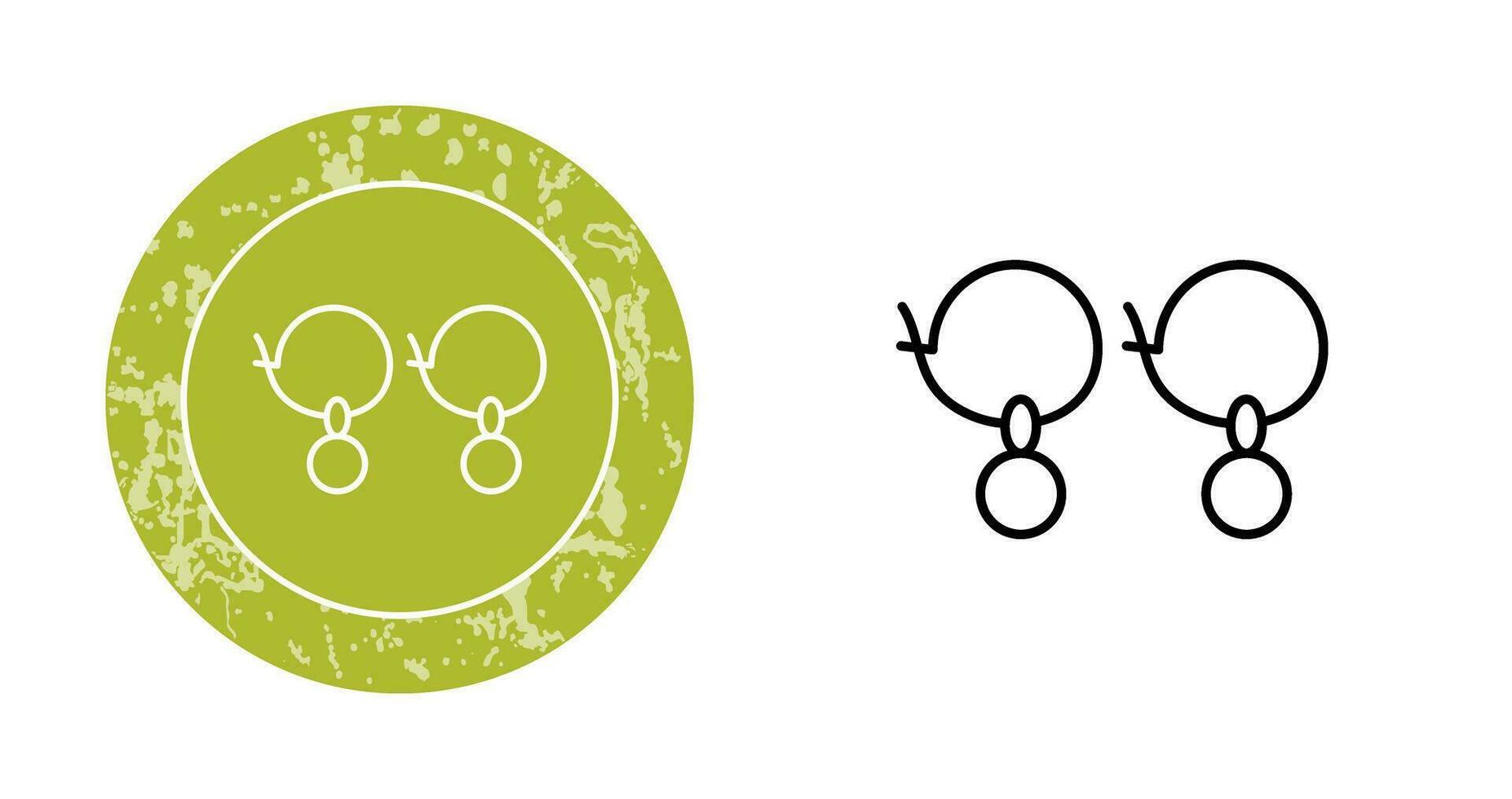 Earrings Vector Icon