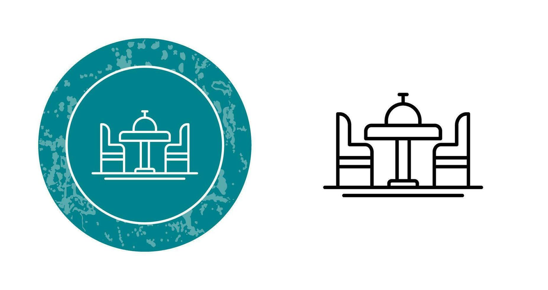 Dinning Table Vector Icon