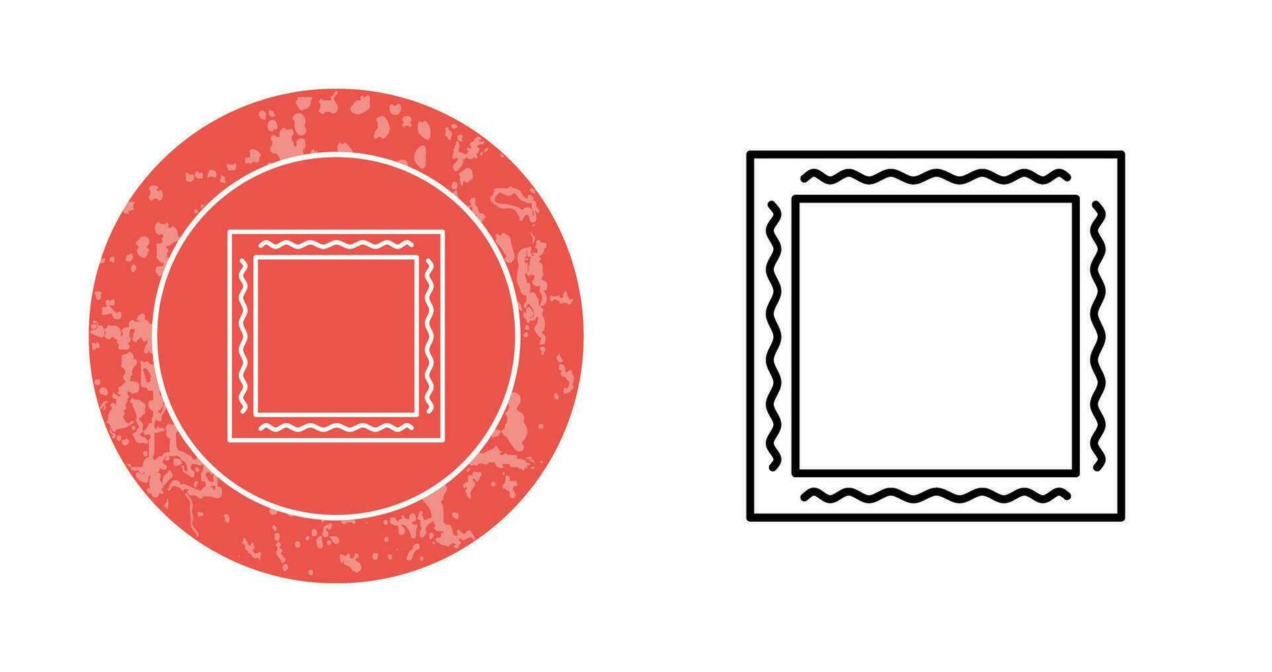 Unique Frame Vector Icon