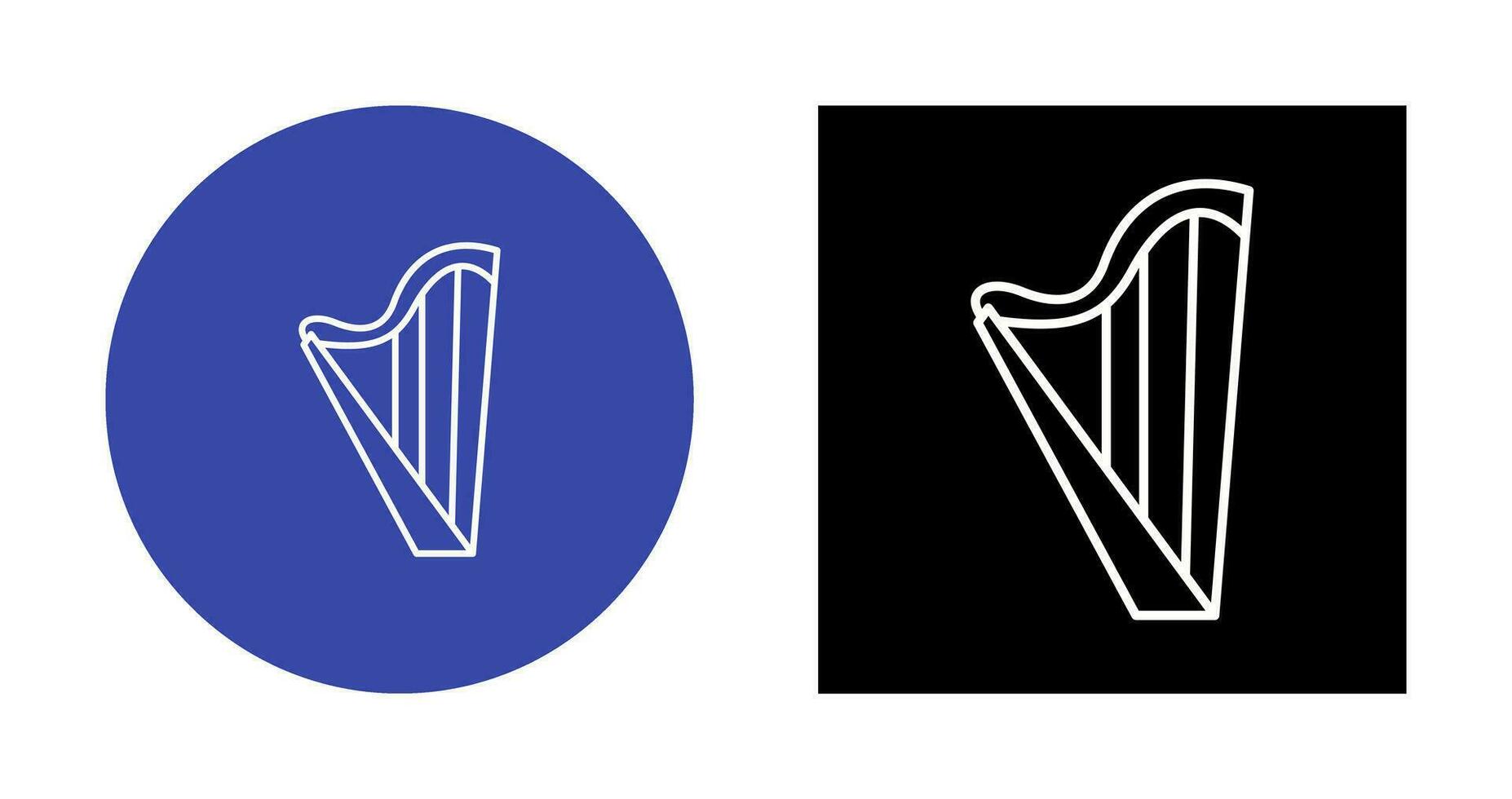 Harp Vector Icon