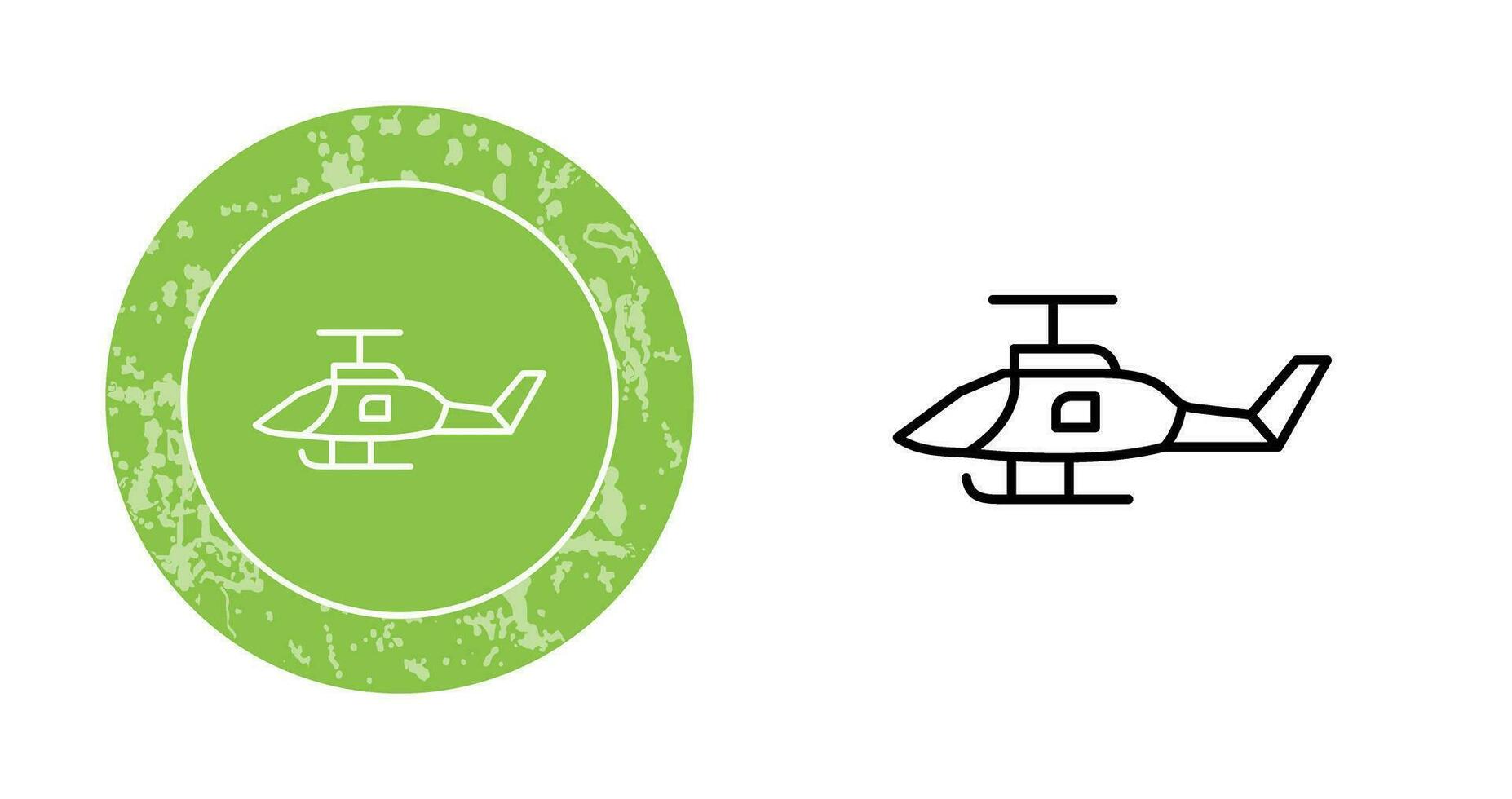 Military Helicopter Vector Icon