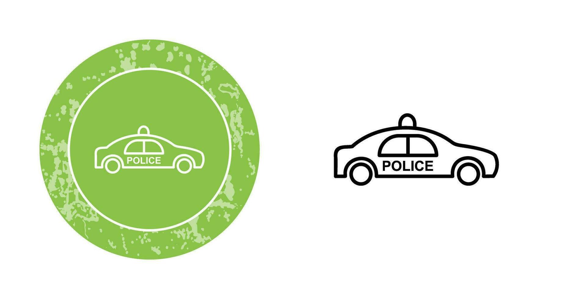 Police Car Vector Icon