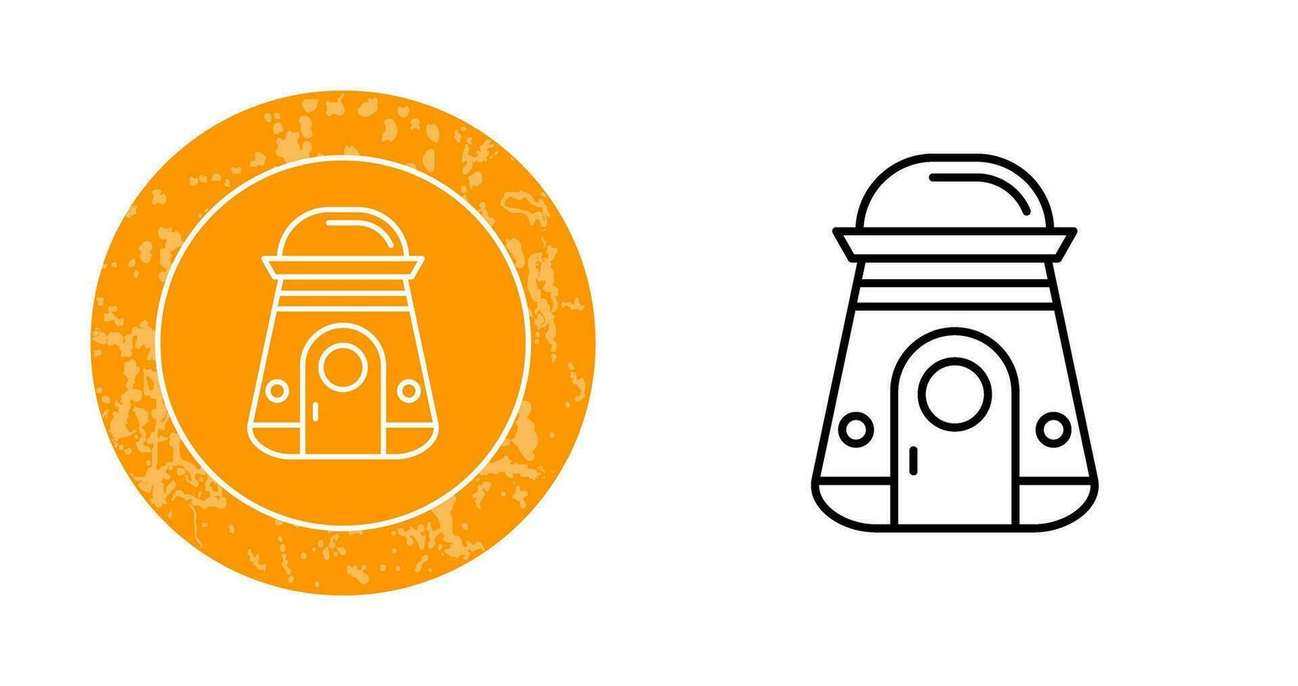 Space Capsule Vector Icon