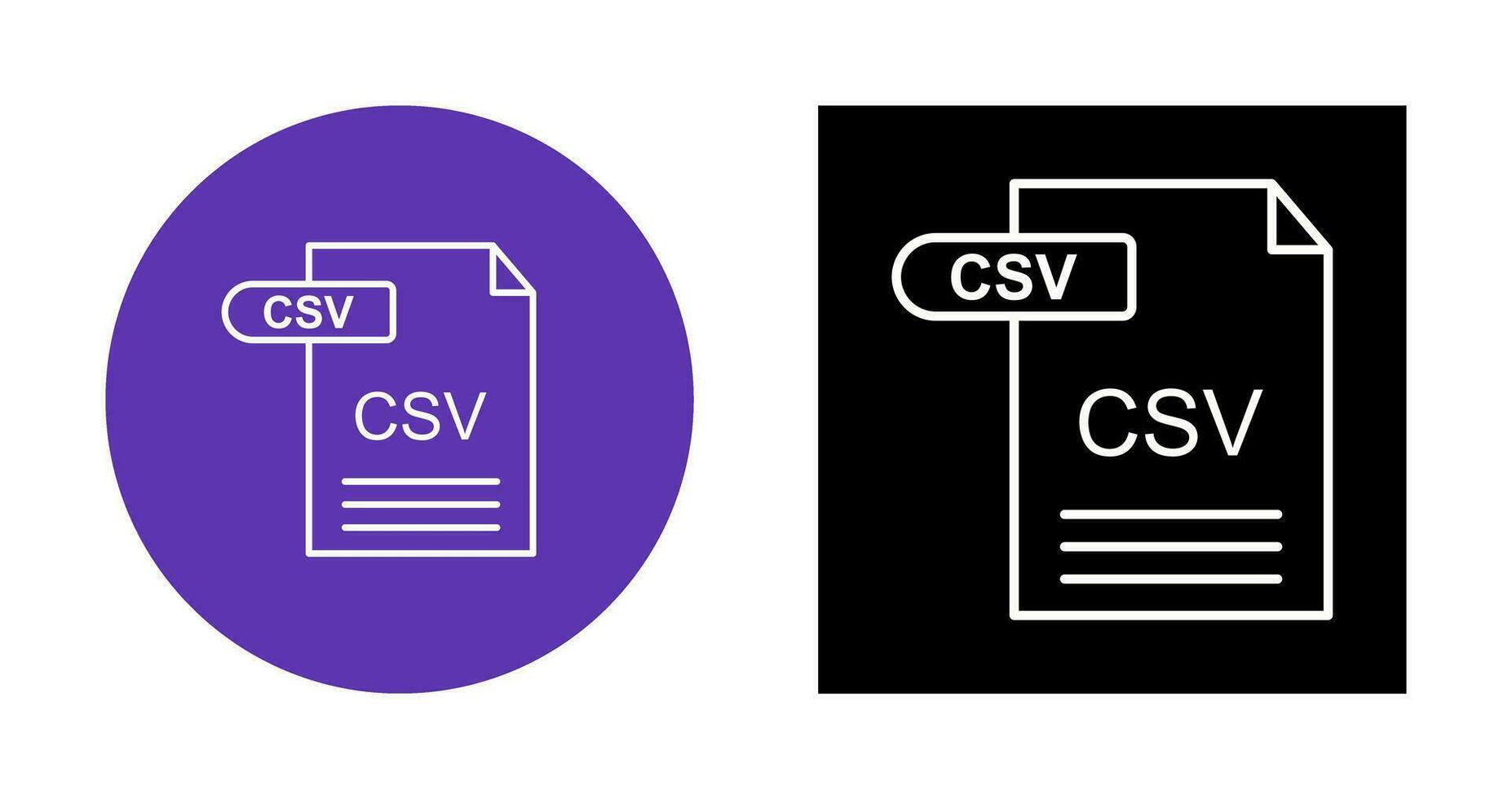 CSV Vector Icon