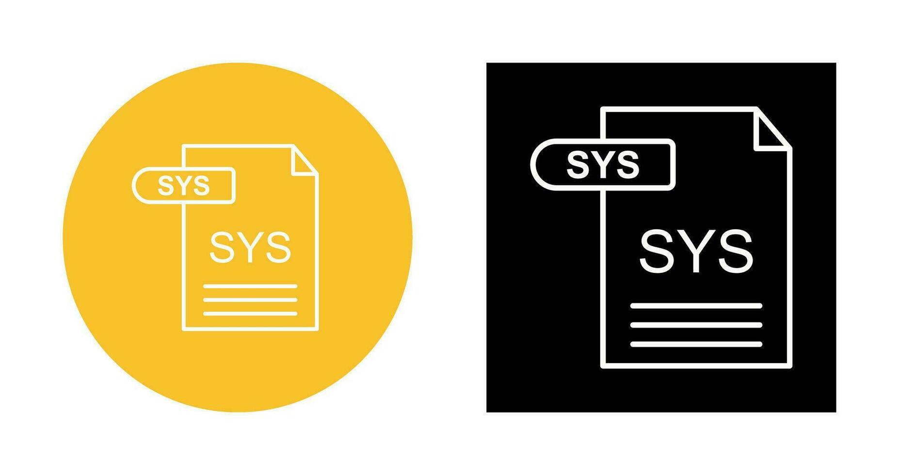 SYS Vector Icon